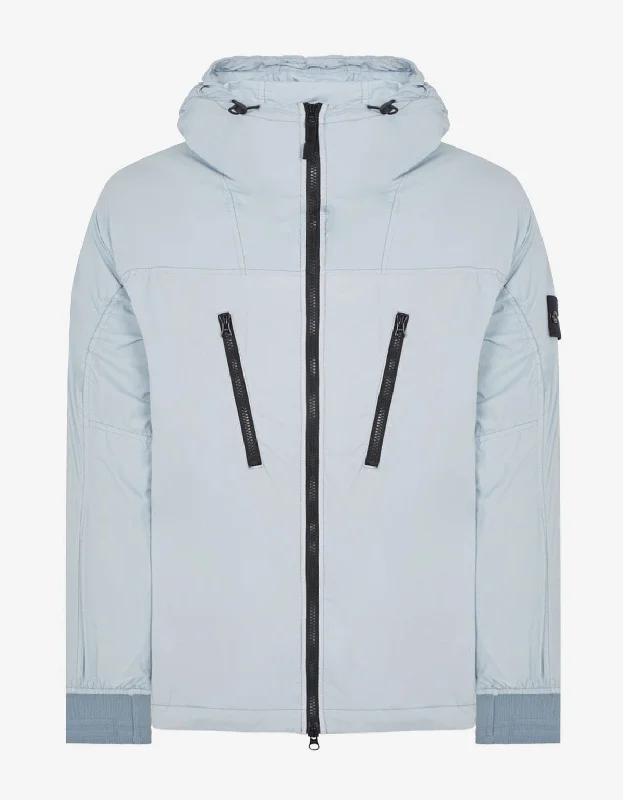 Stone Island Blue Skin Touch Nylon-TC Packable Jacket