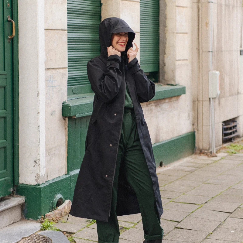 Maium Mac Rain Coat or Poncho - Black