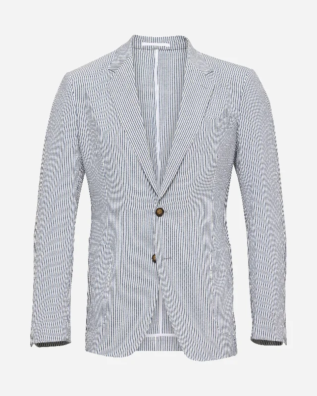 Seersucker Blazer