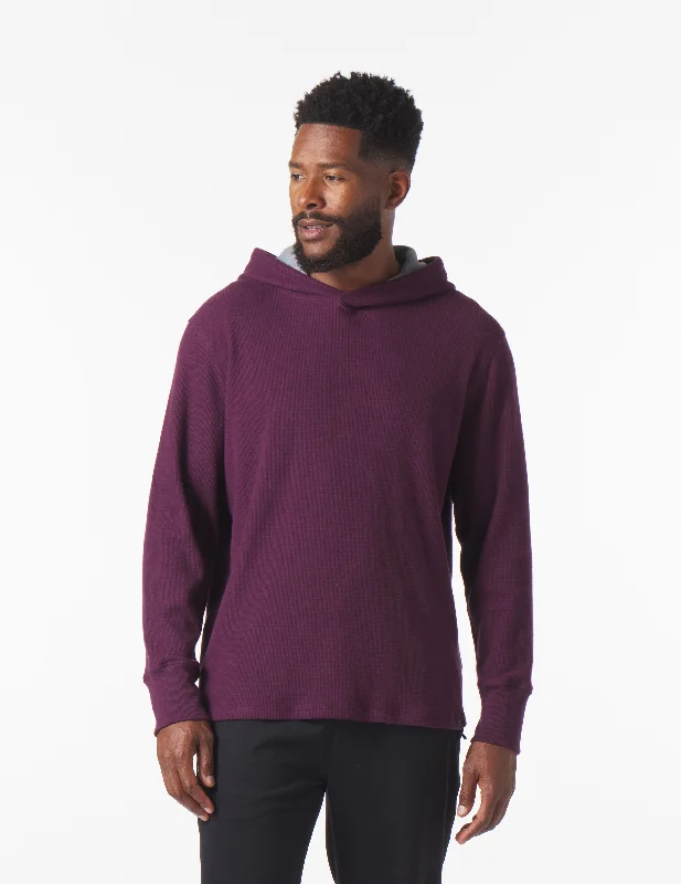 Thermasof Hoodie: Mulberry